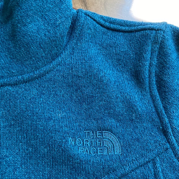 EUC Women’s Ocean Blue North Face Full Zip Jacket Size M - Picture 2 of 13